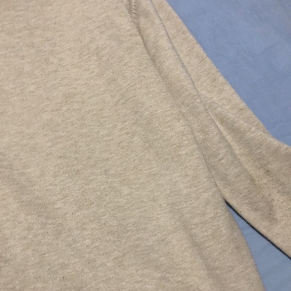 Men's coffee wool knitted fabric long-sleeved T-shirt - Picture 4 of 16